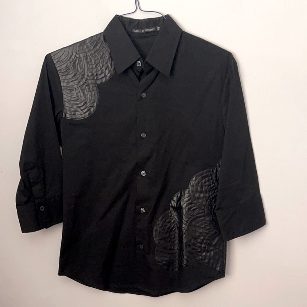 Black shirt, hongkong designer, Small